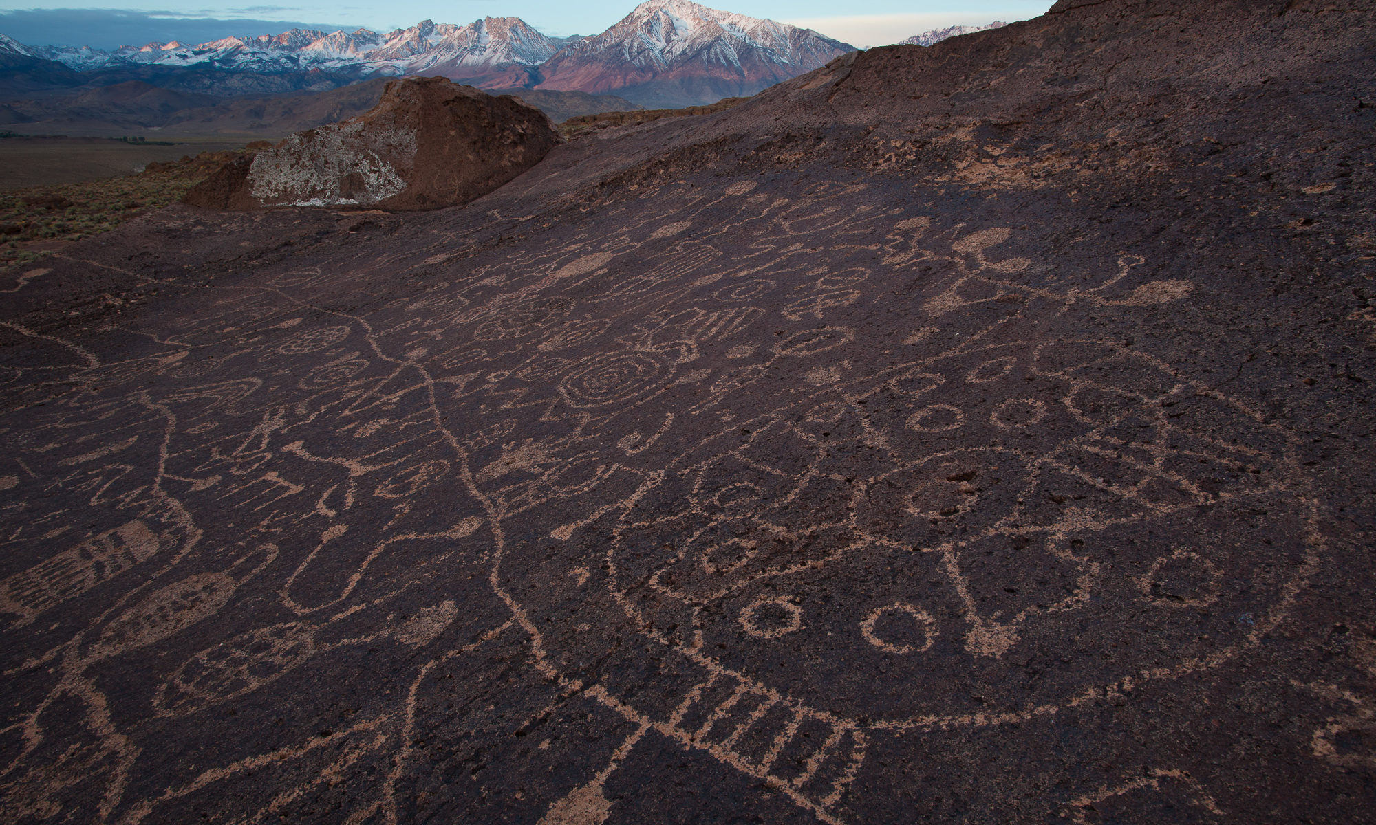 Created long ago by Native Americans, the Sky Rock Petroglyph's location is kept fairly private. It is only shared through word of mouth so that it can be kept safe.