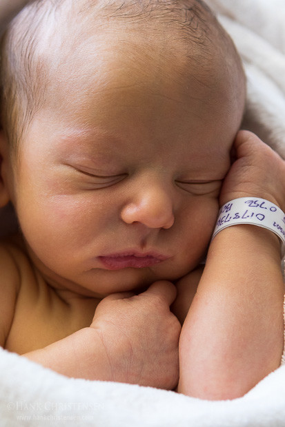 At 4 days old, Jake Jr does a lot of sleeping